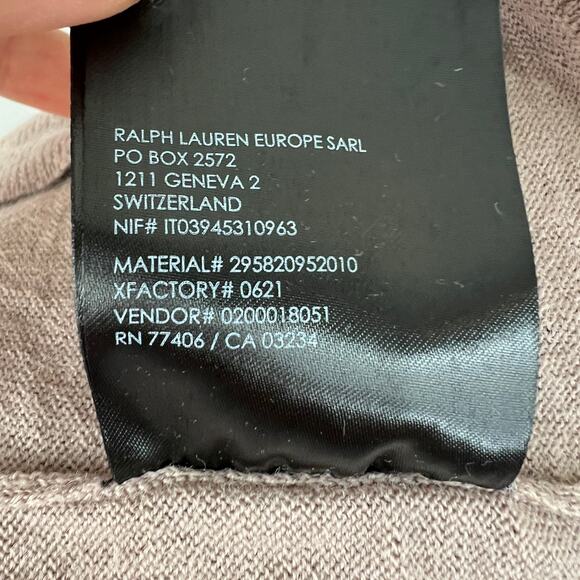 CLUB MONACO Wool Sweater Beige Long Sleeve Crewneck Knit Pullover Size XS - Picture 11 of 11